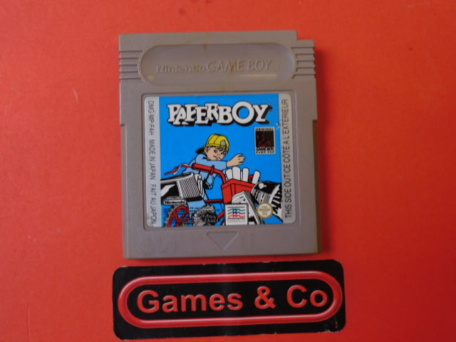 Paperboy Nintendo Gameboy cartridge showing the classic game cover design.