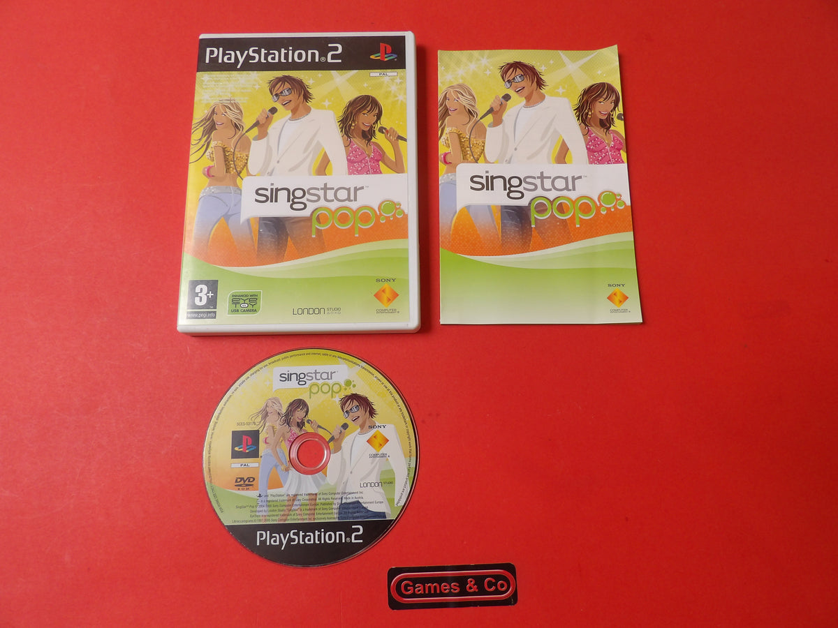 Playstation 2 Singstar pop