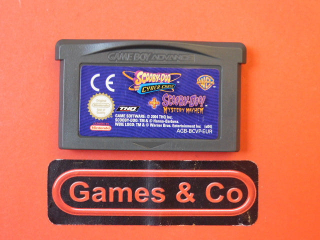 Scooby Doo CyberChase Gameboy Advance cartridge displayed on a Games & Co background.