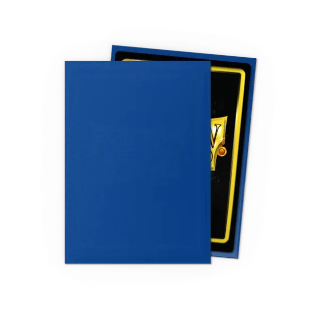 DRAGON SHIELD 100 STANDARD SIZE CARD SLEEVES BLUE MATTE