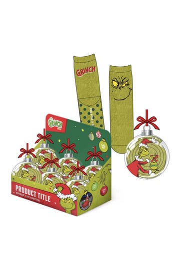 The Grinch Tree Ornament with Anti-Slip  Socks 38-45