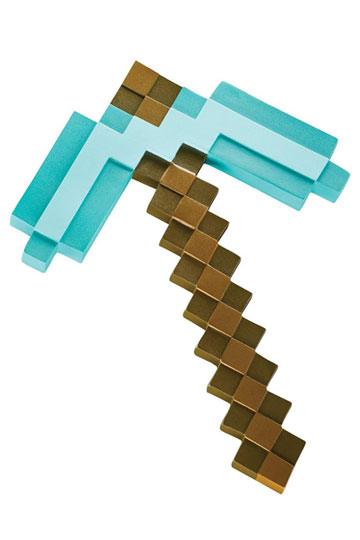 Minecraft Plastic Replica Diamond Pickaxe 40 cm