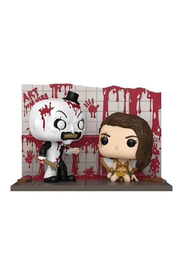 Terrifier 2 POP Moments Vinyl Figures Art vs Sienna 9 cm