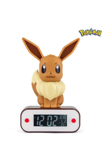 Pokémon Alarm Clock with Light Evoli 18 cm