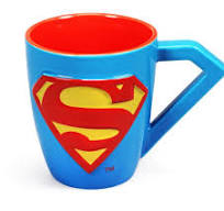 DC Comics - Superman Logo - 3D Mok - Rood en Blauw - 300ml