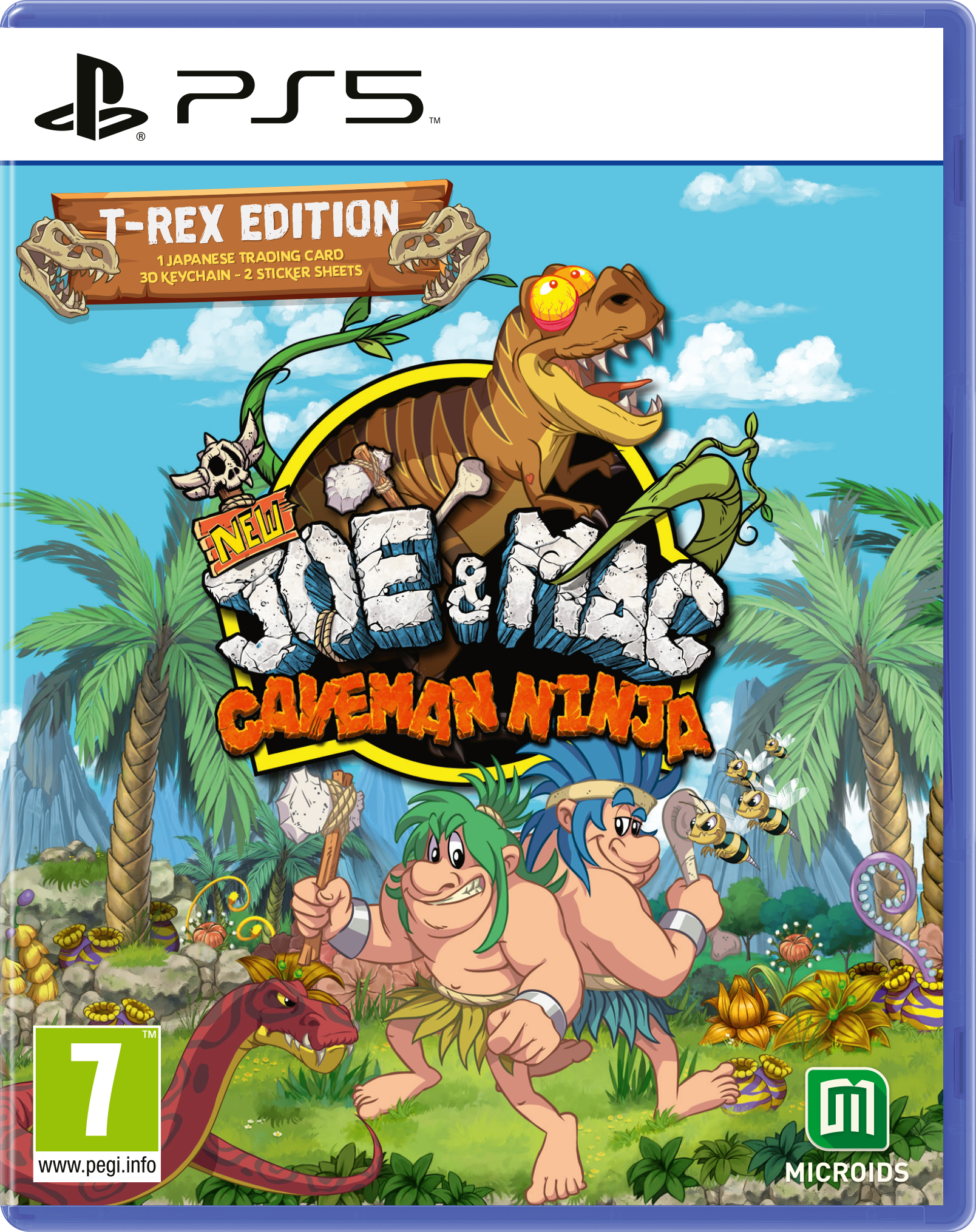 New Joe & Mac: Caveman Ninja - T-Rex Edition