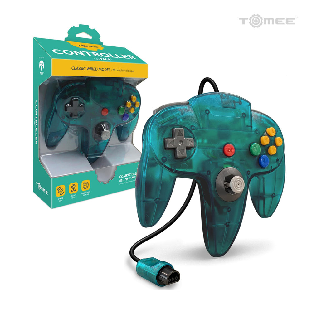 NINTENDO 64 Premium Controller clear green