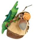 The Legend of Zelda: Tears of the Kingdom Plush Figure ZP04 Korok with Backpack Brown 17 cm