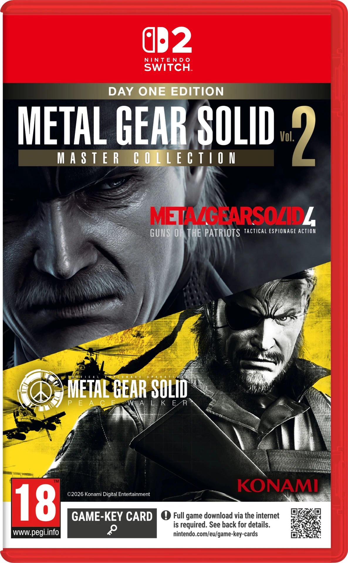Metal Gear Solid: Master Collection Volume 2 - Day One Edition -NS2