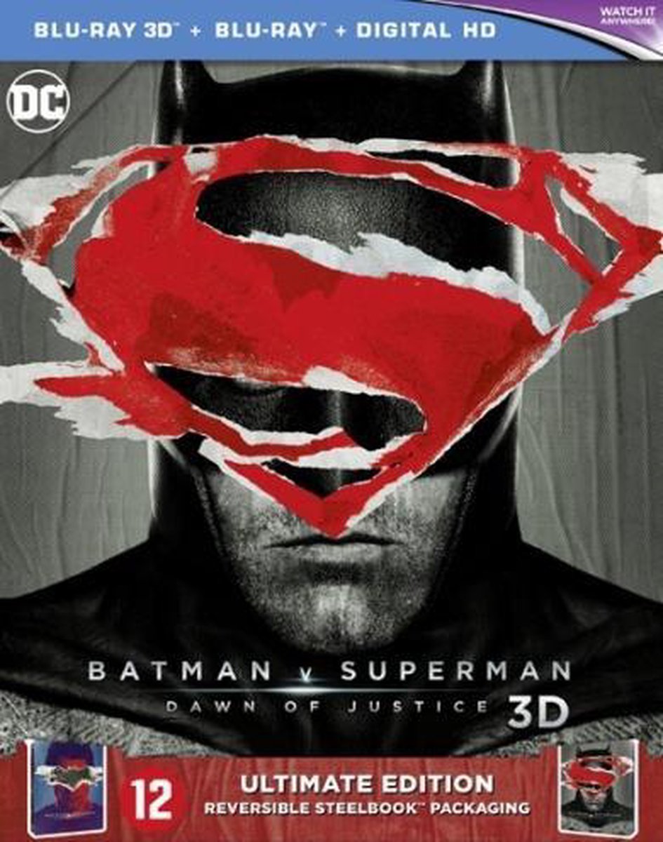 BATMAN VS SUPERMAN DAWN OF JUSTICE 3D (STEEL CASE)