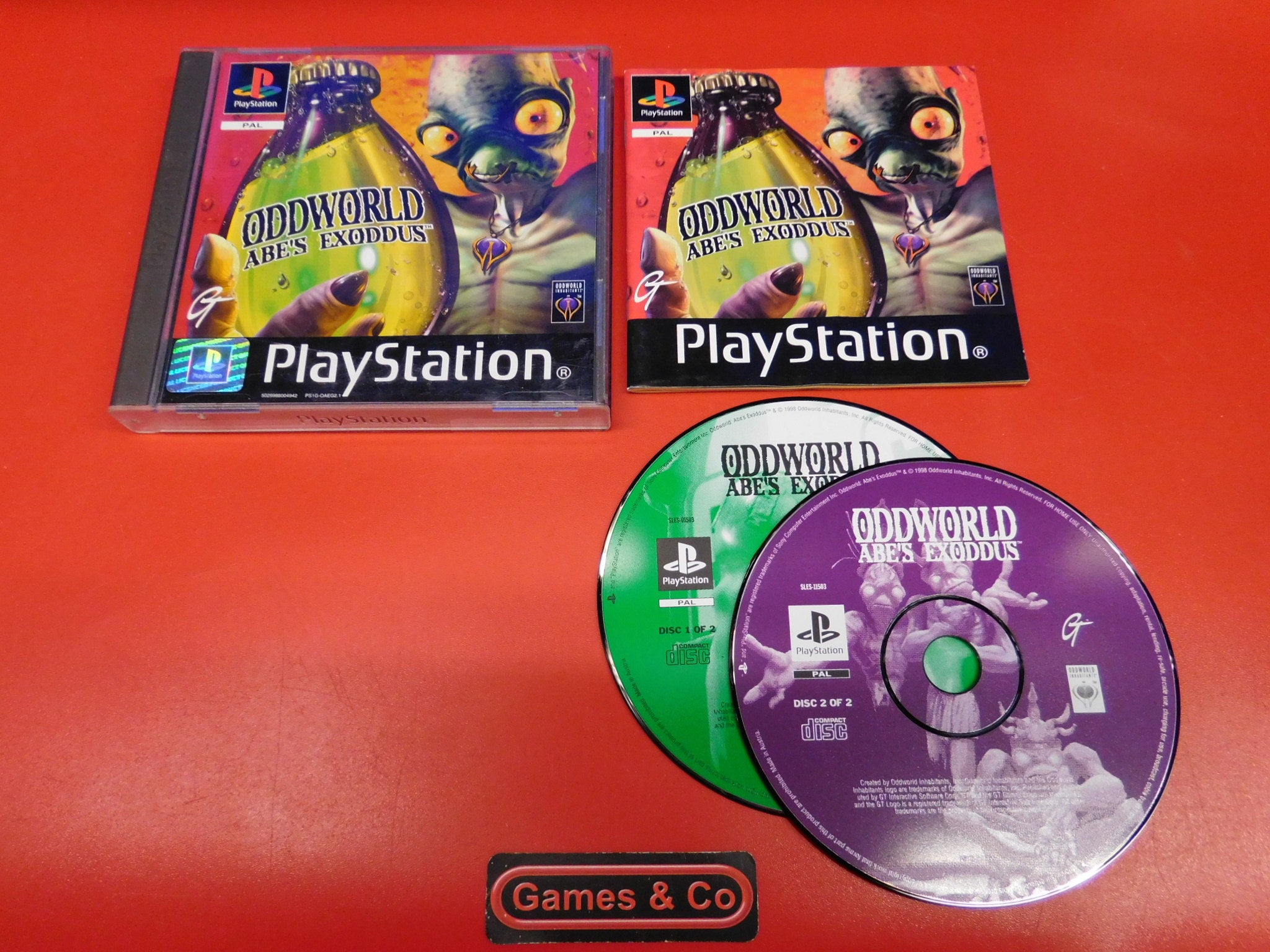 ODDWORLD ABE'S EXODUS PS1