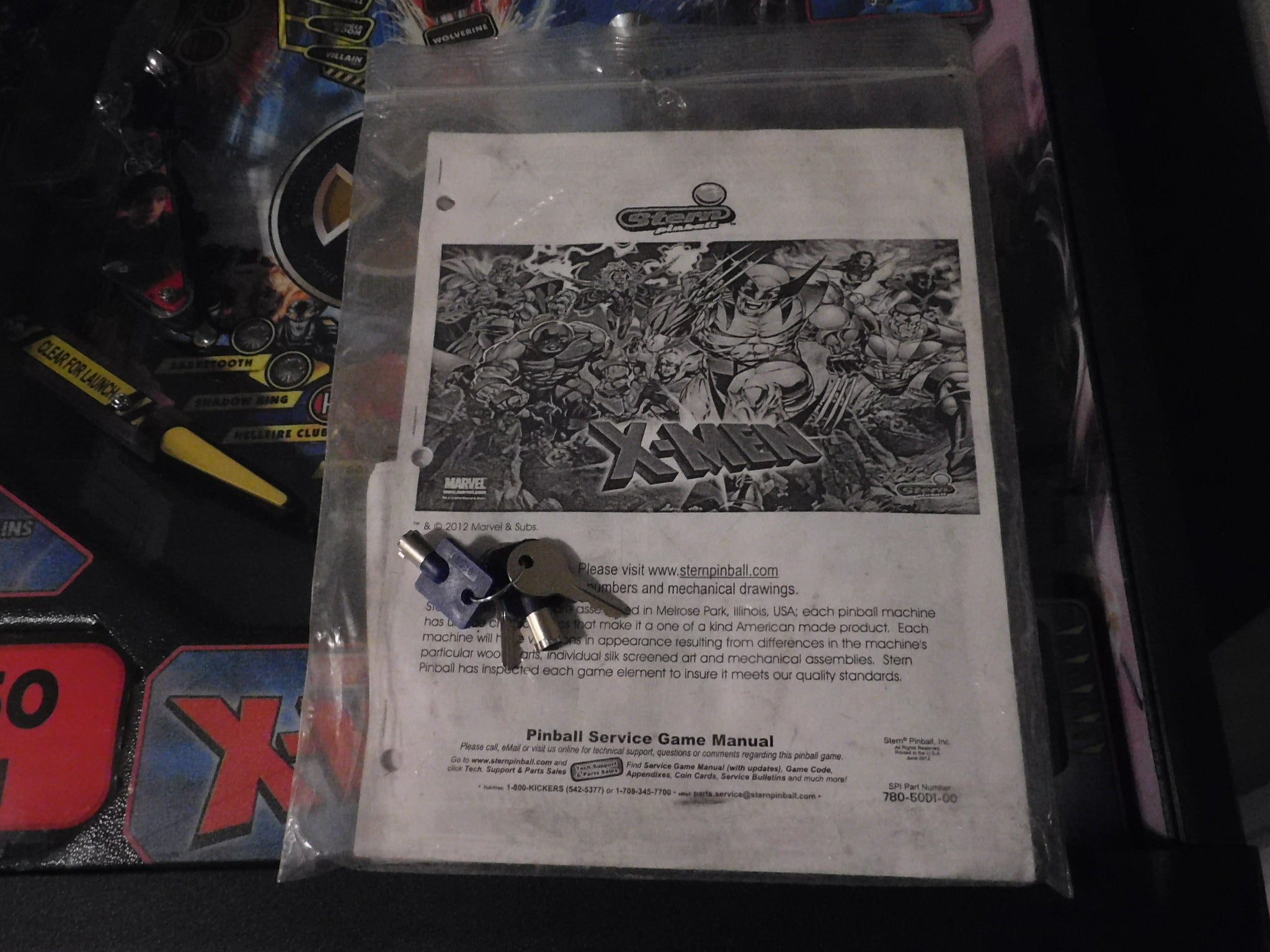 (verkocht) X-Men Stern Flipperkast