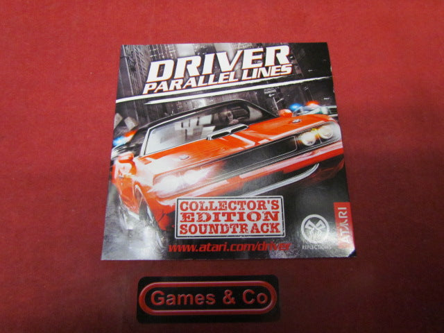 DRIVER PARALLEL LINES COLLECTOR'S EDITION SOUNDTRACK