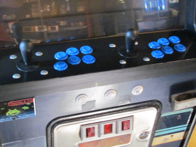 (VERKOCHT) Old School Arcadekast 2 spelers 6 knoppen/speler