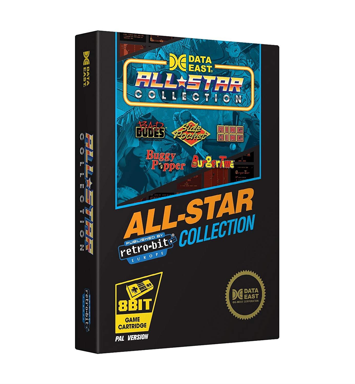 Retro-Bit Data East All Star Collection 8-Bit Cartridge for NES PAL Version